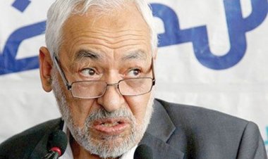 طرد راشد الغنوشي من دار المحامي بتونس