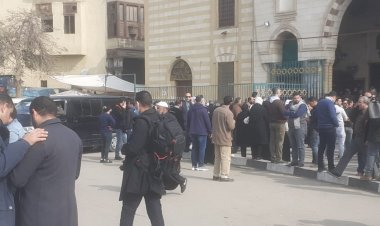 بالصور| جنازة مها أبو عوف.. وسط حضور عدد من الفنانين