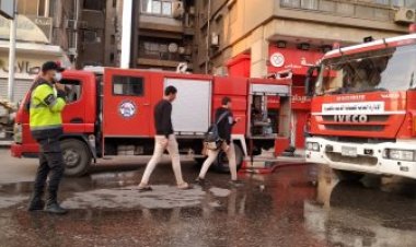 السيطرة على حريق نشب داخل سيارة بمنطقة الوراق في الجيزة