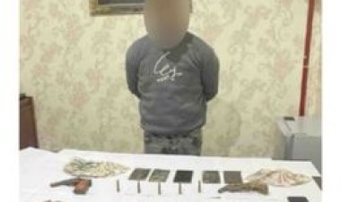 القبض على مسجل خطر بحوزته «سلاح وحشيش» في مطروح