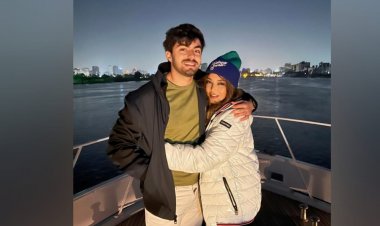 ابن سميرة سعيد يحتفل بعيد ميلادها علي طريقته الخاصة (صور)