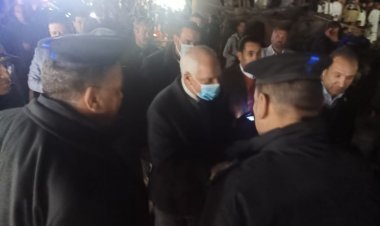 محافظ الجيزة يتفقد حادث سقوط سيارة في «الرياح البحيري» وانتشال 14 ناجيا (صور)