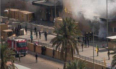 قصف صاروخي للسفارة الأمريكية بالمنطقة الخضراء ببغداد