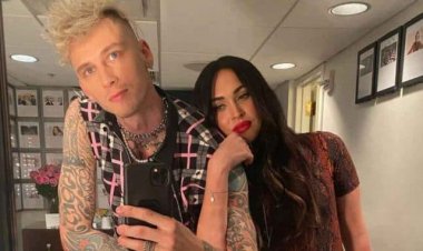 بـ «طقوس غريبة»  .. ميجان فوكس وماشين جان «شربوا دم بعض» للاحتفال  بخطوبتهما!