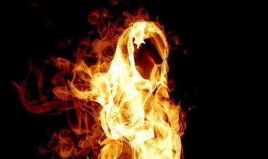 سيدة تشعل النار في نفسها داخل منزلها بالقليوبية