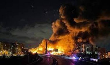 حريق ضخم في مصنع للكيماويات بـ«ولاية نيوجيرسي»