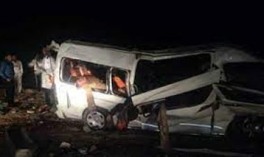 إصابة  8 أشخاص فى حادث تصادم بين «ميكروباص» وسيارة نقل في القاهرة