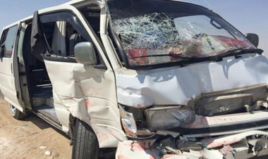 إصابة 13 شخصا إثر انقلاب «ميكروباص» بالطريق الصحراوى قبل بوابة حلوان