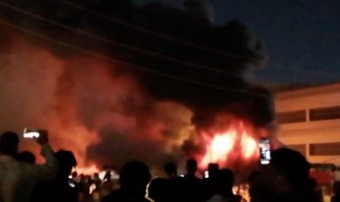 الحماية المدنية تسيطر على حريق خلف مستشفى بالجيزة