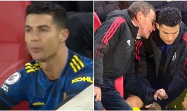رد صادم من مدرب يونايتد على غضب رونالدو بسبب تبديله
