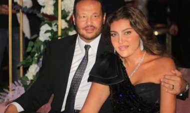 «نصي التاني» .. ريهام حجاج تحتفل بعيد ميلاد زوجها النائب محمد حلاوة