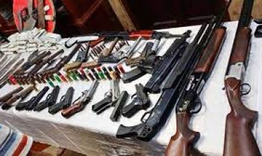 العثور على «ترسانة أسلحة» داخل محل حديد بالقليوبية