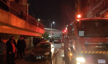 نشوب حريق بعقار يسكنه صوماليون بمنطقة أكتوبر