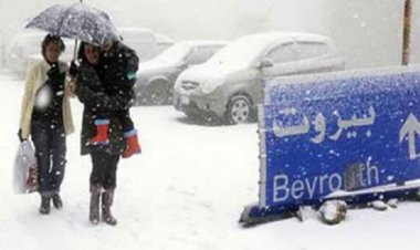 عاصفة ثلجية قوية تضرب لبنان.. وعزل عشرات البلدات