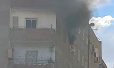السيطرة على  حريق داخل عقار سكنى بالعمرانية (صور)
