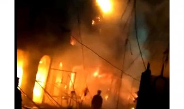 وزارة الصحة تعلن حصيلة مصابي حريق الحسين