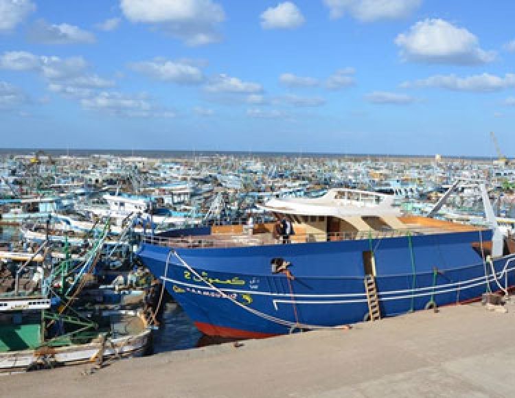 بعد تحسن الأحوال الجوية.. استئناف حركة الملاحة في مياه البحر المتوسط بـ«ميناء البرلس»