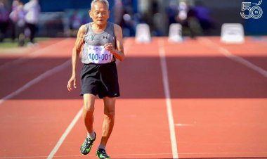 عمره 102 عاما.. تايلندي يسجل رقما قياسيا بالجري!