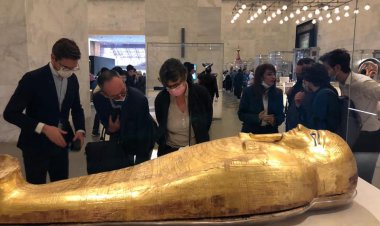 رئيس متحف اللوفر تزور المتحف المصري بالتحرير والقومي للحضارة بالفسطاط