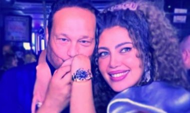 ريهام حجاج تتغزل في زوجها النائب محمد حلاوة: «حبيبي»