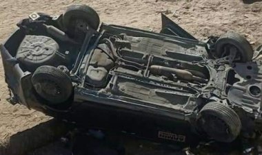 مصرع شاب وإصابة  3 آخرين في حادث انقلاب سيارتين بالقاهرة