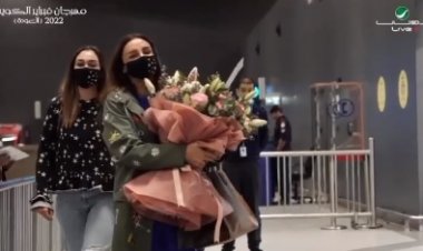 أنغام تصل الكويت تمهيدًا لحفلها المرتقب مع بلبل الخليج