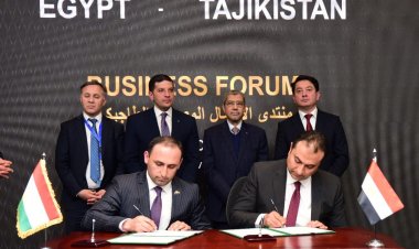 توقيع 11 مذكرة بين الشركات المصرية والطاجيكستانية