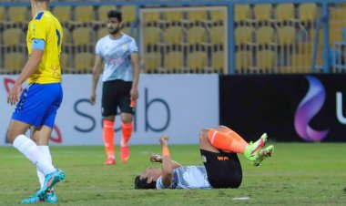 صورة | «جراحة صليبي» لـ عمرو جمال مهاجم فاركو