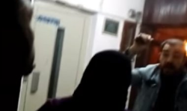 بالفيديو| شجاعة سيدة تنقذ رجل من الموت على يد بلطجى ببورسعيد