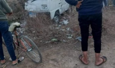 انقلاب سيارة تقل لاعبى نادى مبارك وإصابة مدرب حراس المرمى و6 لاعبين