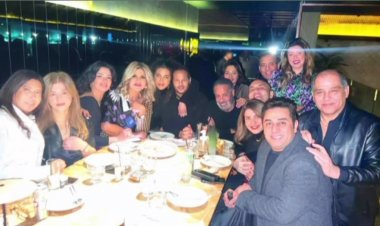 عدد كبير من أصدقاء الإعلامية بوسي شلبي يشاركونها الاحتفال بعيد ميلادها