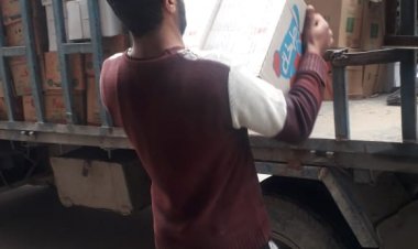 ضبط 10 طن مواد غذائية داخل مخزن بدون ترخيص في البحيرة