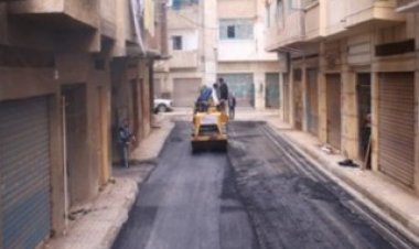 محافظ الإسكندرية:  تنفيذ 98% من أعمال الرصف بمنطقة الحضرة الجديدة