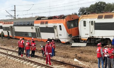 عاجل.. إصابة 95 شخصًا في حادث تصادم بين قطارين بتونس