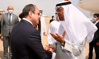 الرئيس السيسي يستقبل محمد بن زايد آل نهيان في شرم الشيخ