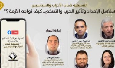  تنسيقية شباب الأحزب تناقش التضخم وتأثير الحرب على رفع أسعار السلع