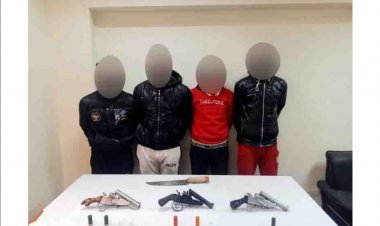 ضبط 4 أشخاص بحوزتهم أسلحة نارية بالمرج