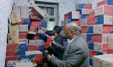 ضبط 75 طن مواد غذائية فاسدة في إسنا بالأقصر