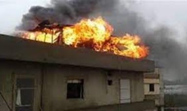 لص يحرق منزلا بعد سرقته بمدينة بدر