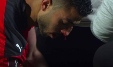 إصابة قوية لمحمد عبد المنعم في مباراة مصر والسنغال