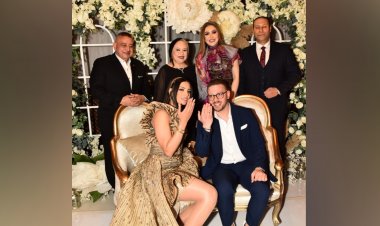 الإعلامية سحر شعراوي تحتفل بخطبة ابنتها جنة هيثم من الأستاذ حسن رجائي