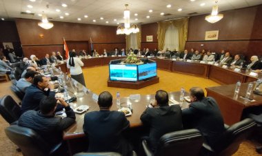 محافظ البحيرة يستقبل أعضاء لجنة المشروعات بمجلس النواب