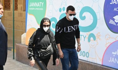 دنيا سمير غانم تتسلم الراية من والدتها.. حضرت جنازة أحمد حلاوة ومها أبو عوف وجالا فهمي