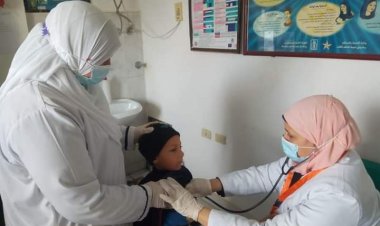 الكشف على 1927 شخصا خلال قافلة طبية مجانية بالبحيرة