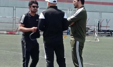 أول ظهور لـ«عمرو زكي» بقطاع ناشئين الزمالك| صور