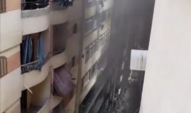 اندلاع حريق بعقار سكني بالنزهة الجديدة.. والدفع بسيارات إطفاء لإخماده