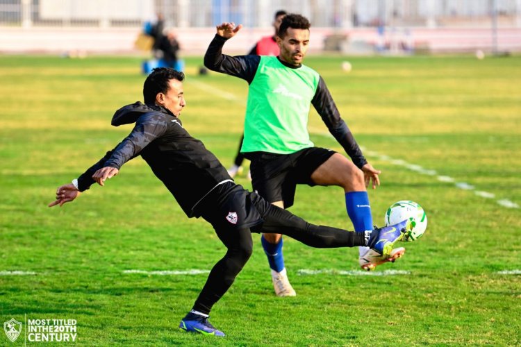 تدريبات قوية للاعبي الزمالك.. وانتظام حازم إمام