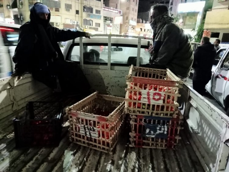 حملة لإزالة إشغالات أصحاب المحال التجارية والباعة المتجولين في الأقصر