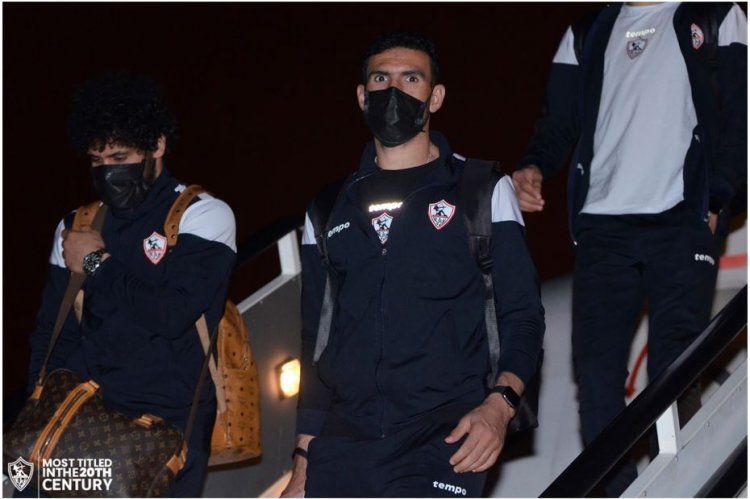 مسحة طبية للاعبي الزمالك قبل مواجهة بترو أتلتيكو