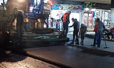 بتكلفة بلغت 900 ألف جنيه.. رصف شارع 23 يوليو بحوش عيسى